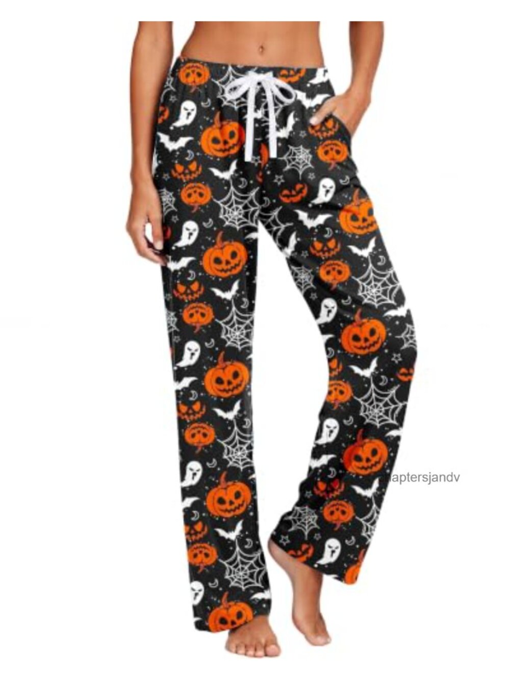Women's Comfy Pajama Long Pants Drawstring Lounge Pants with Pockets